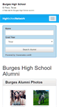 Mobile Screenshot of burgeshighschool.org
